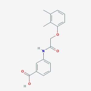 molecular formula C17H17NO4 B374393 3-{[(2,3-Dimethylphenoxy)acetyl]amino}benzoic acid 