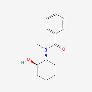 molecular formula C14H19NO2 B3743933 N-(2-hydroxycyclohexyl)-N-methylbenzamide 