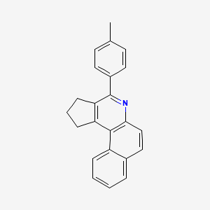molecular formula C23H19N B3743962 4-(4-methylphenyl)-2,3-dihydro-1H-benzo[f]cyclopenta[c]quinoline 