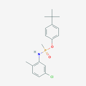 molecular formula C18H23ClNO2P B3743968 4-tert-butylphenyl N-(5-chloro-2-methylphenyl)-P-methylphosphonamidoate 