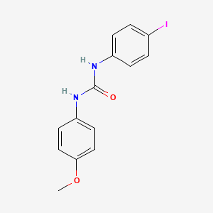 molecular formula C14H13IN2O2 B3743972 N-(4-iodophenyl)-N'-(4-methoxyphenyl)urea CAS No. 5214-45-9