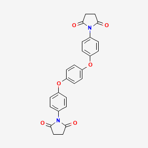 molecular formula C26H20N2O6 B3743996 1,1'-[1,4-phenylenebis(oxy-4,1-phenylene)]di(2,5-pyrrolidinedione) 