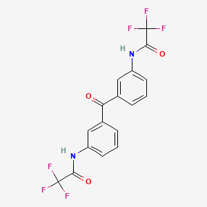 molecular formula C17H10F6N2O3 B3744018 N,N'-(carbonyldi-3,1-phenylene)bis(2,2,2-trifluoroacetamide) 