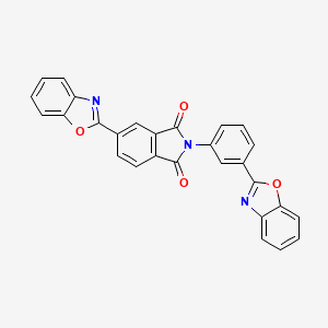 molecular formula C28H15N3O4 B3744020 5-(1,3-benzoxazol-2-yl)-2-[3-(1,3-benzoxazol-2-yl)phenyl]-1H-isoindole-1,3(2H)-dione 