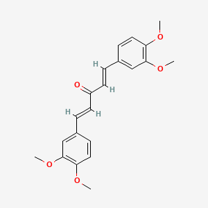 molecular formula C21H22O5 B3744041 1,5-bis(3,4-dimethoxyphenyl)-1,4-pentadien-3-one 