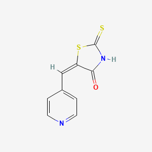 molecular formula C9H6N2OS2 B3744166 5-(4-pyridinylmethylene)-2-thioxo-1,3-thiazolidin-4-one 