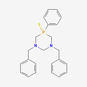 molecular formula C23H25N2PS B3744347 1,3-dibenzyl-5-phenyl-1,3,5-diazaphosphinane 5-sulfide CAS No. 74607-67-3