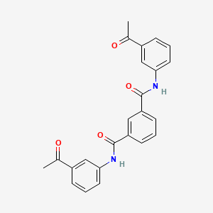 molecular formula C24H20N2O4 B3744368 N,N'-bis(3-acetylphenyl)isophthalamide 