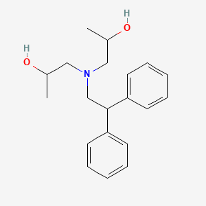 molecular formula C20H27NO2 B3744387 1,1'-[(2,2-diphenylethyl)imino]di(2-propanol) 