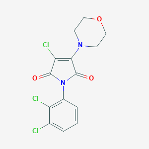 3-Chloro-1-(2,3-dichlorophenyl)-4-morpholin-4-ylpyrrole-2,5-dione