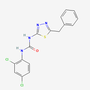 molecular formula C16H12Cl2N4OS B3744516 N-(5-benzyl-1,3,4-thiadiazol-2-yl)-N'-(2,4-dichlorophenyl)urea 