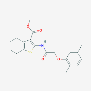 Methyl 2-{[(2,5-dimethylphenoxy)acetyl]amino}-4,5,6,7-tetrahydro-1-benzothiophene-3-carboxylate