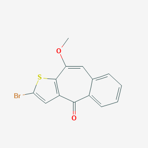 molecular formula C14H9BrO2S B374462 2-Bromo-10-methoxy-1-thiabenzo[f]azulen-4-one 