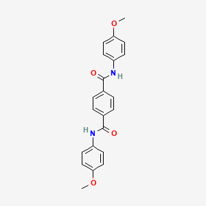 molecular formula C22H20N2O4 B3744645 N,N'-bis(4-methoxyphenyl)terephthalamide CAS No. 7144-15-2
