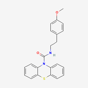 molecular formula C22H20N2O2S B3744677 N-[2-(4-methoxyphenyl)ethyl]-10H-phenothiazine-10-carboxamide 