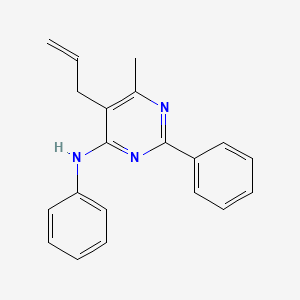 5-allyl-6-methyl-N,2-diphenyl-4-pyrimidinamine