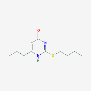 2-butylsulfanyl-6-propyl-1H-pyrimidin-4-one