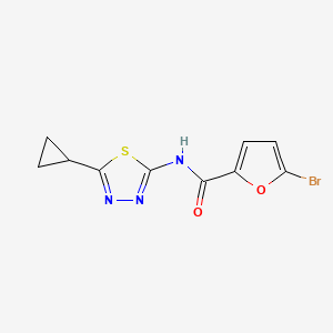 5-bromo-N-(5-cyclopropyl-1,3,4-thiadiazol-2-yl)-2-furamide