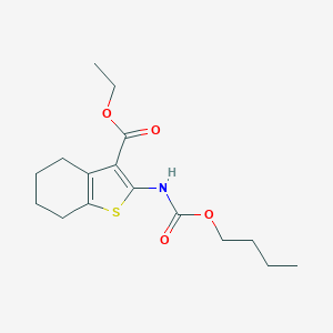 Ethyl 2-[(butoxycarbonyl)amino]-4,5,6,7-tetrahydro-1-benzothiophene-3-carboxylate