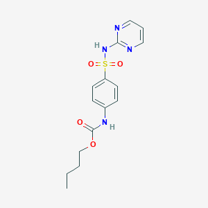 Butyl [4-(pyrimidin-2-ylsulfamoyl)phenyl]carbamate