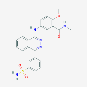 molecular formula C24H23N5O4S B3745159 5-({4-[3-(aminosulfonyl)-4-methylphenyl]-1-phthalazinyl}amino)-2-methoxy-N-methylbenzamide 