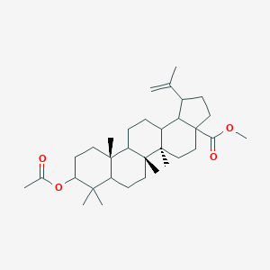 methyl 9-(acetyloxy)-1-isopropenyl-5a,5b,8,8,11a-pentamethylicosahydro-3aH-cyclopenta[a]chrysene-3a-carboxylate