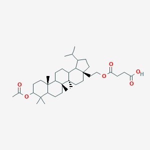 4-{2-[9-(acetyloxy)-1-isopropyl-5a,5b,8,8,11a-pentamethylicosahydro-3aH-cyclopenta[a]chrysen-3a-yl]ethoxy}-4-oxobutanoic acid