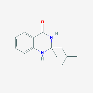 molecular formula C13H18N2O B3745242 2-isobutyl-2-methyl-2,3-dihydro-4(1H)-quinazolinone 