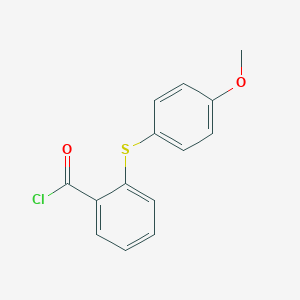 2-[(4-Methoxyphenyl)sulfanyl]benzoyl chloride