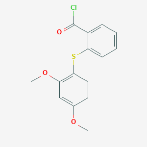 2-[(2,4-Dimethoxyphenyl)sulfanyl]benzoyl chloride