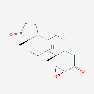 molecular formula C19H26O3 B374533 3b,5a-dimethyltetradecahydro-1H-cyclopenta[7,8]phenanthro[3,4-b]oxirene-2,6-dione 