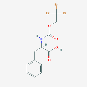 molecular formula C12H12Br3NO4 B374538 N-[(2,2,2-tribromoethoxy)carbonyl]phenylalanine 