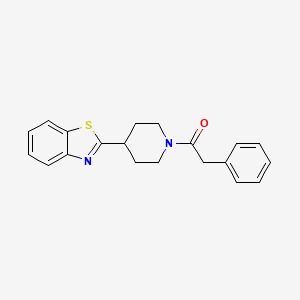 molecular formula C20H20N2OS B3745434 2-[1-(phenylacetyl)-4-piperidinyl]-1,3-benzothiazole 