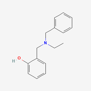 molecular formula C16H19NO B3745441 2-{[benzyl(ethyl)amino]methyl}phenol 
