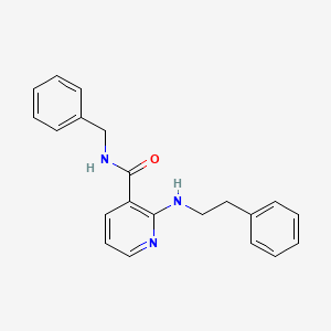 N-benzyl-2-[(2-phenylethyl)amino]nicotinamide