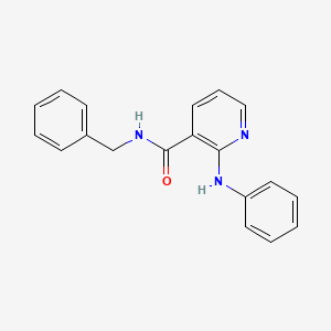 molecular formula C19H17N3O B3745470 2-anilino-N-benzylnicotinamide 