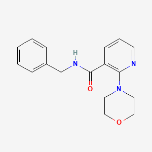 molecular formula C17H19N3O2 B3745474 N-benzyl-2-(4-morpholinyl)nicotinamide 