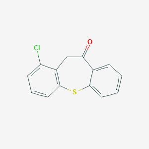 molecular formula C14H9ClOS B374550 1-chlorodibenzo[b,f]thiepin-10(11H)-one 