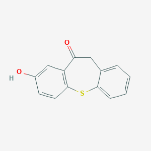 molecular formula C14H10O2S B374551 3-hydroxy-6H-benzo[b][1]benzothiepin-5-one 