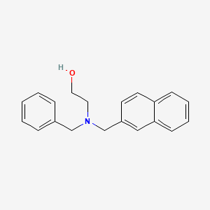 molecular formula C20H21NO B3745574 2-[benzyl(2-naphthylmethyl)amino]ethanol 