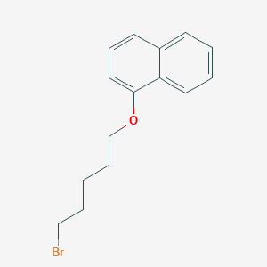 molecular formula C15H17BrO B3745580 1-[(5-bromopentyl)oxy]naphthalene 