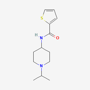 molecular formula C13H20N2OS B3745600 N-(1-isopropyl-4-piperidinyl)-2-thiophenecarboxamide 