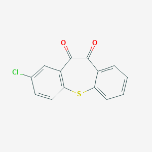 molecular formula C14H7ClO2S B374561 2-Chlorodibenzo[b,f]thiepine-10,11-dione 