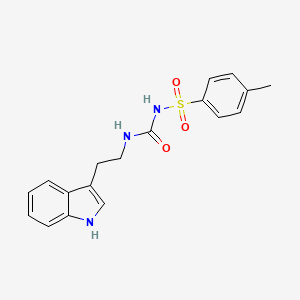 molecular formula C18H19N3O3S B3745717 N-({[2-(1H-indol-3-yl)ethyl]amino}carbonyl)-4-methylbenzenesulfonamide 