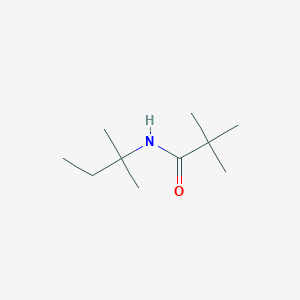 molecular formula C10H21NO B3745800 N-(1,1-dimethylpropyl)-2,2-dimethylpropanamide CAS No. 5039-80-5