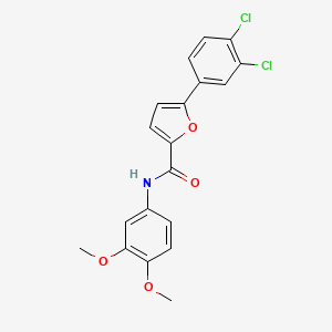 5-(3,4-dichlorophenyl)-N-(3,4-dimethoxyphenyl)-2-furamide