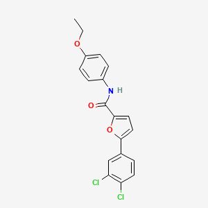 5-(3,4-dichlorophenyl)-N-(4-ethoxyphenyl)-2-furamide