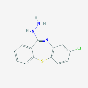 molecular formula C13H10ClN3S B374583 8-Chloro-11-hydrazinodibenzo[b,f][1,4]thiazepine 
