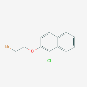 molecular formula C12H10BrClO B374598 2-[(2-Bromoethyl)oxy]-1-chloronaphthalene 