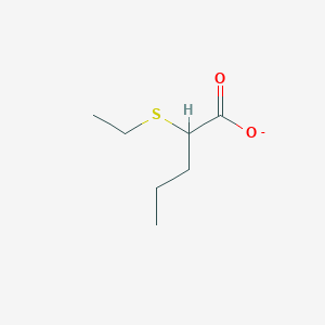 molecular formula C7H13O2S- B374603 2-(Ethylsulfanyl)pentanoic acid 